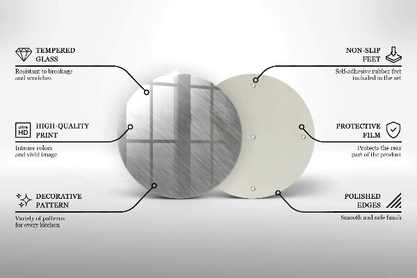 Deska kuchenna szklana Tło tekstura metal