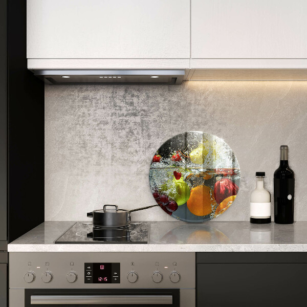 Deska kuchenna szklana Soczyste owoce w wodzie