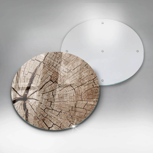 Deska kuchenna szklana Przekrój drzewa