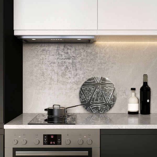 Deska kuchenna szklana Ilustracja pizza