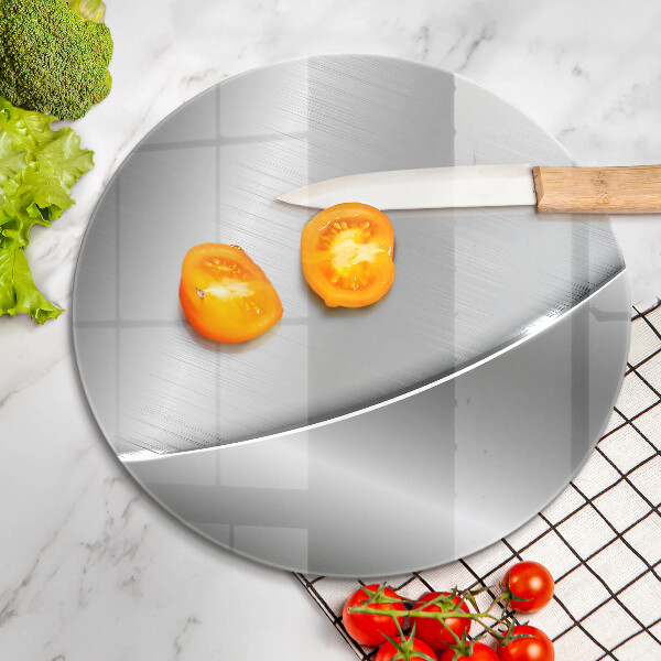 Deska kuchenna szklana Metalowe kształty