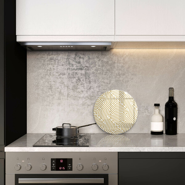 Deska kuchenna szklana Geometryczne linie