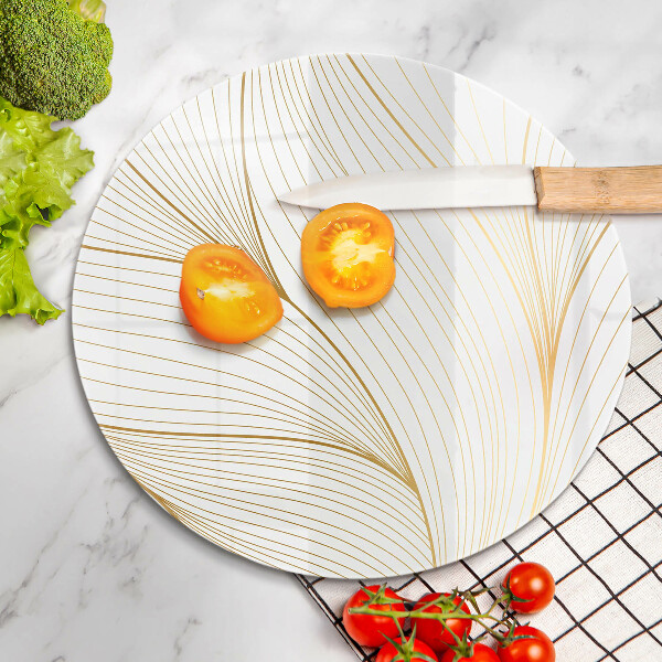 Deska kuchenna szklana Nowoczesny wzór linie