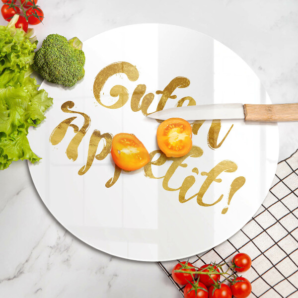 Deska kuchenna szklana Napis Guten Appetit!