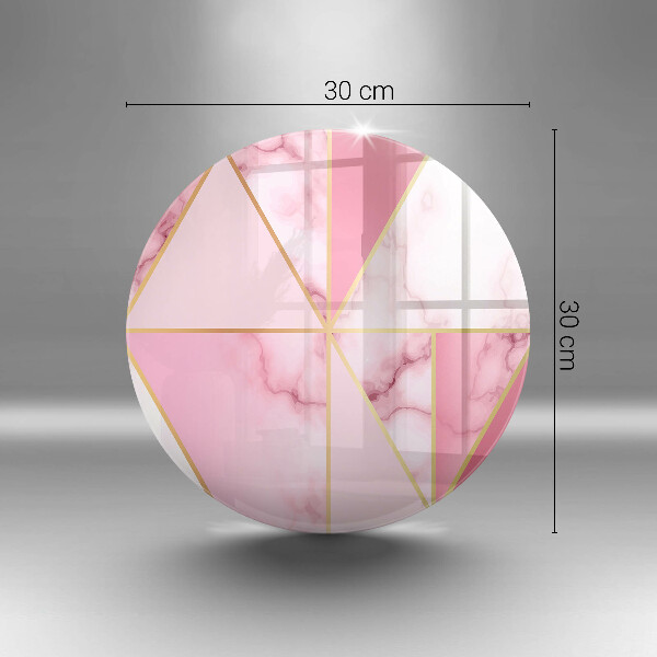 Deska kuchenna szklana Geometryczny marmur