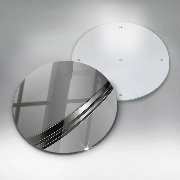 Deska kuchenna szklana Metalowa abstrakcja