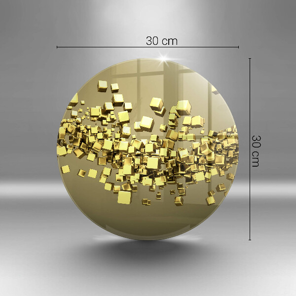 Deska kuchenna szklana Abstrakcja geometria 3D