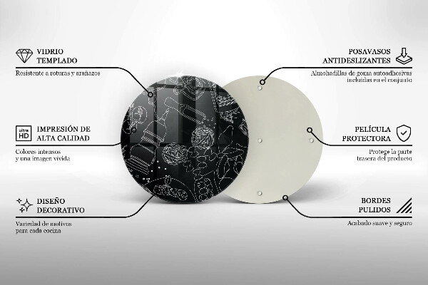 Deska kuchenna szklana Kuchenne akcesoria