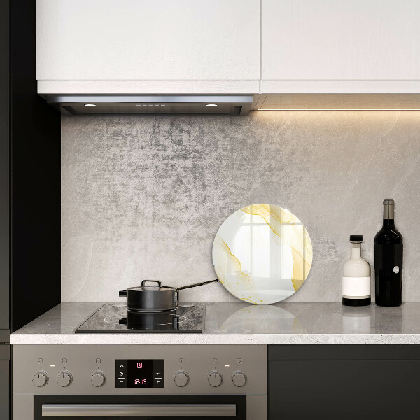 Deska kuchenna szklana Złota abstrakcja