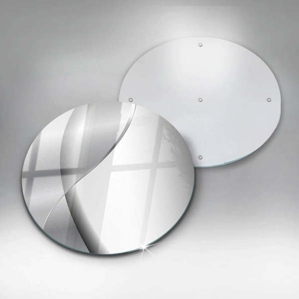 Deska kuchenna szklana Srebrna abstrakcja metalu