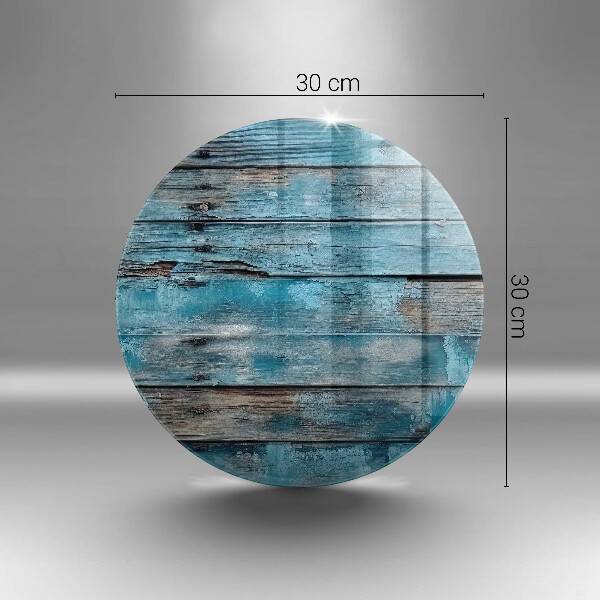 Deska kuchenna szklana Niebieskie stare deski