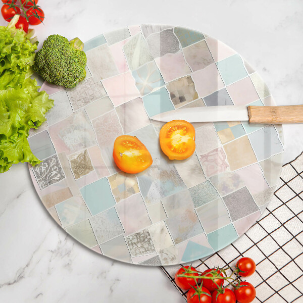 Deska kuchenna szklana Pastelowa kompozycja