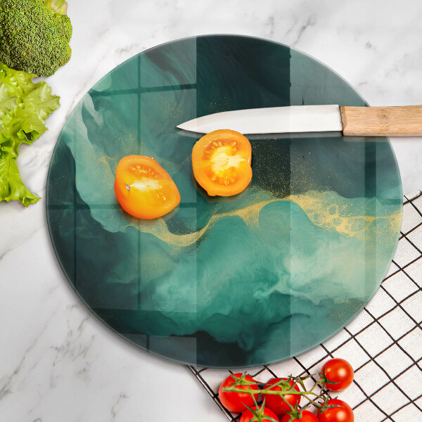 Deska kuchenna szklana Butelkowa zieleń