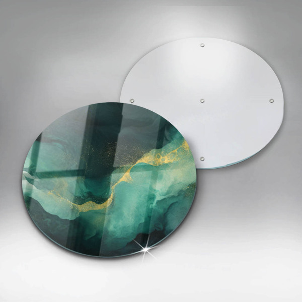 Deska kuchenna szklana Butelkowa zieleń