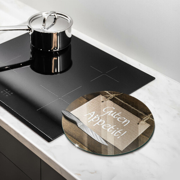 Deska kuchenna szklana Deski napis Guten Apetit