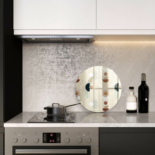 Deska kuchenna szklana Geometria boho kształty