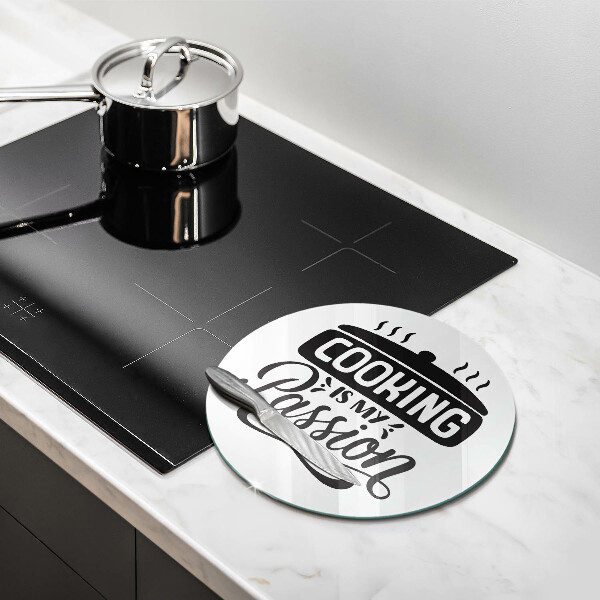 Deska kuchenna szklana Cooking is my passion