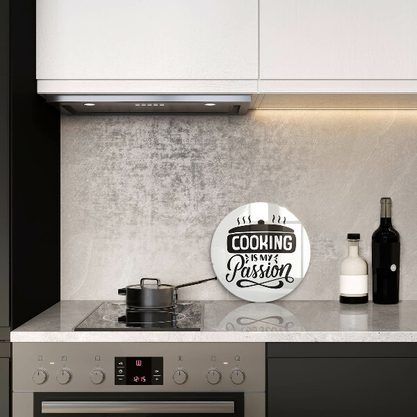 Deska kuchenna szklana Cooking is my passion