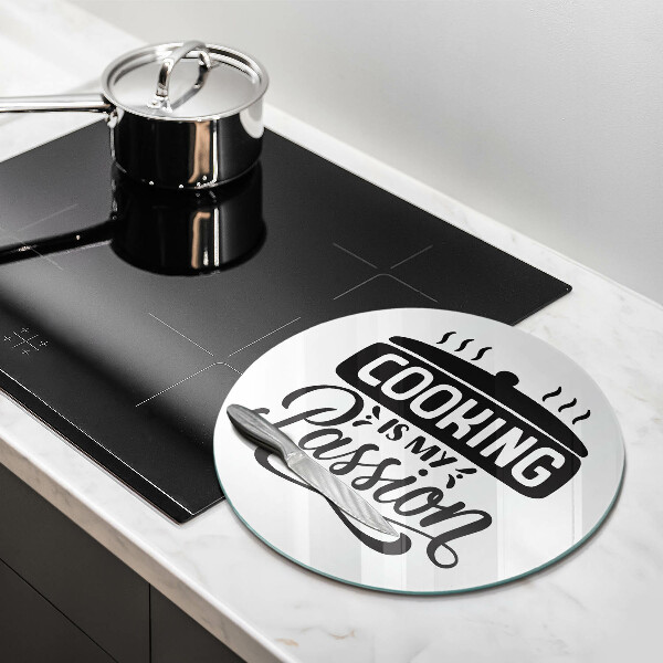 Deska kuchenna szklana Cooking is my passion