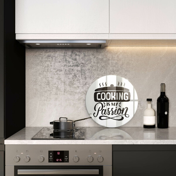 Deska kuchenna szklana Cooking is my passion