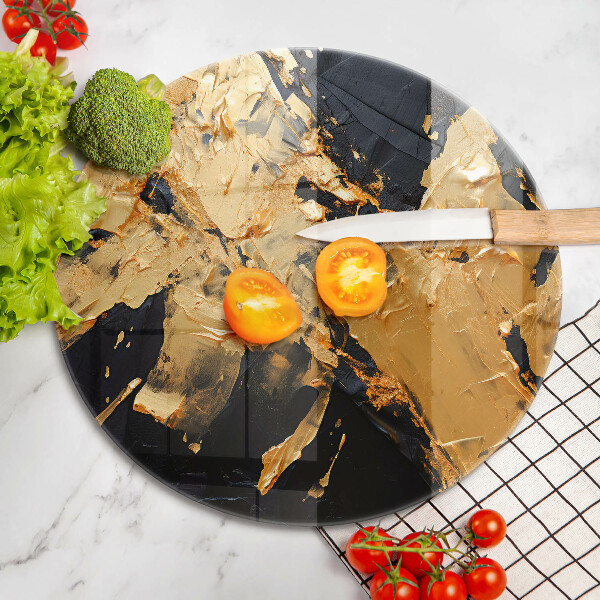 Szklana deska kuchenna Elegancka tekstura farby