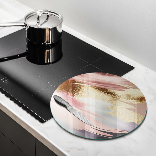 Szklana deska kuchenna Pastelowe plamy