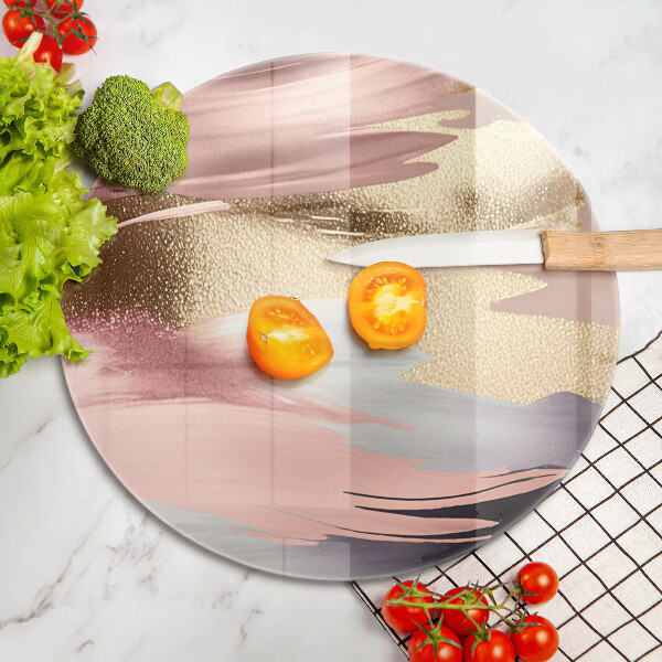 Szklana deska kuchenna Pastelowe plamy