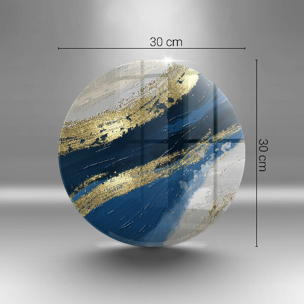 Szklana deska kuchenna Tekstura ze złotem