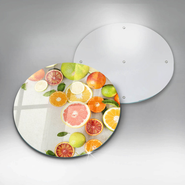 Szklana deska kuchenna Owoce cytrusy