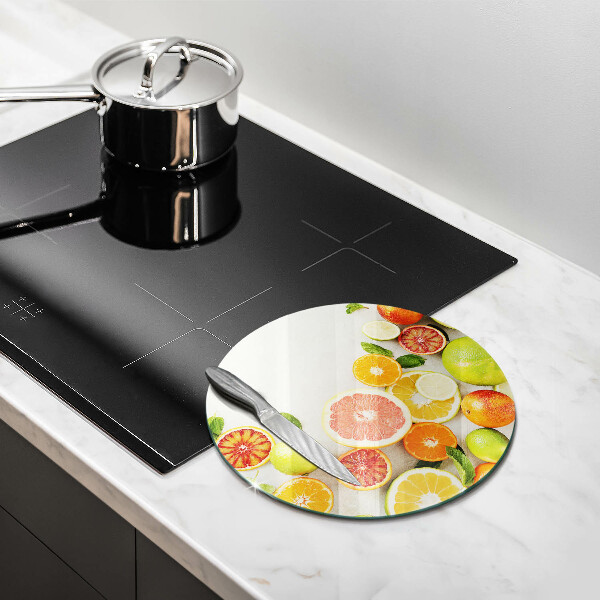 Szklana deska kuchenna Owoce cytrusy