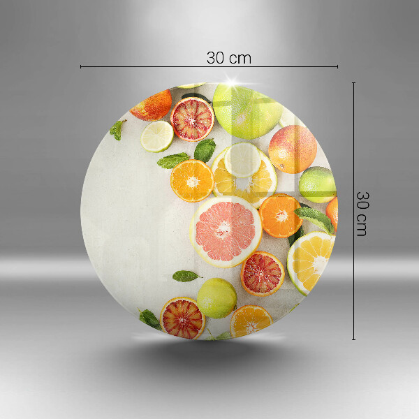 Szklana deska kuchenna Owoce cytrusy