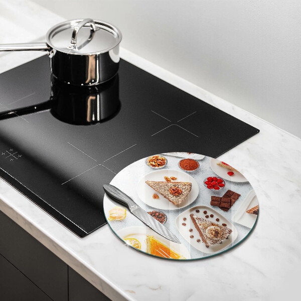 Szklana deska kuchenna Słodkości ciasta