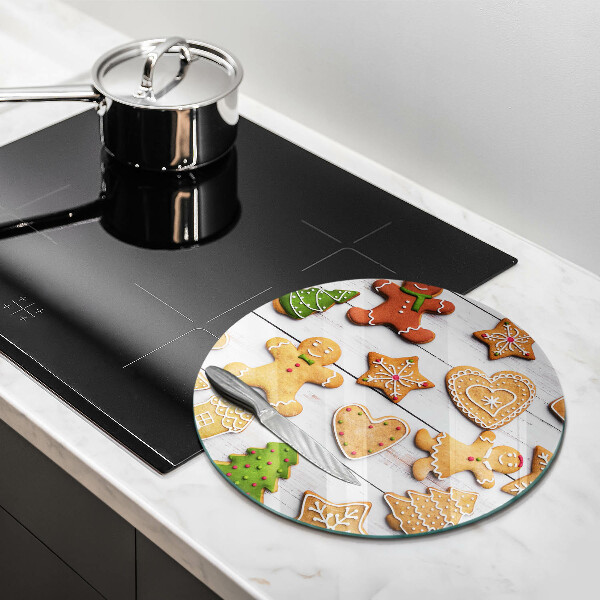 Deska kuchenna szklana Świąteczne pierniki