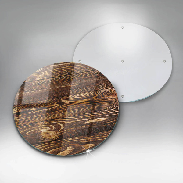 Deska kuchenna szklana Tekstura drewno