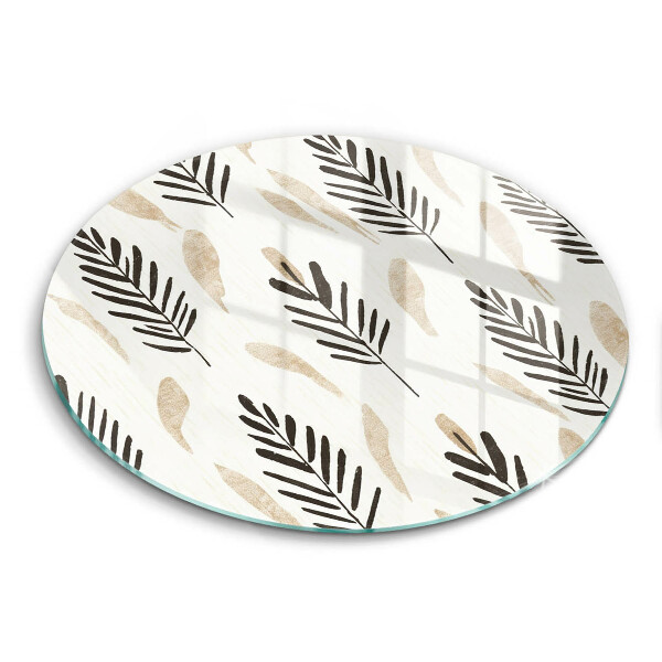 Deska kuchenna szklana Boho rośliny