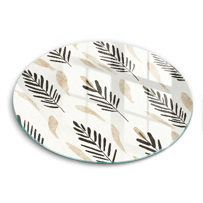 Deska kuchenna szklana Boho rośliny