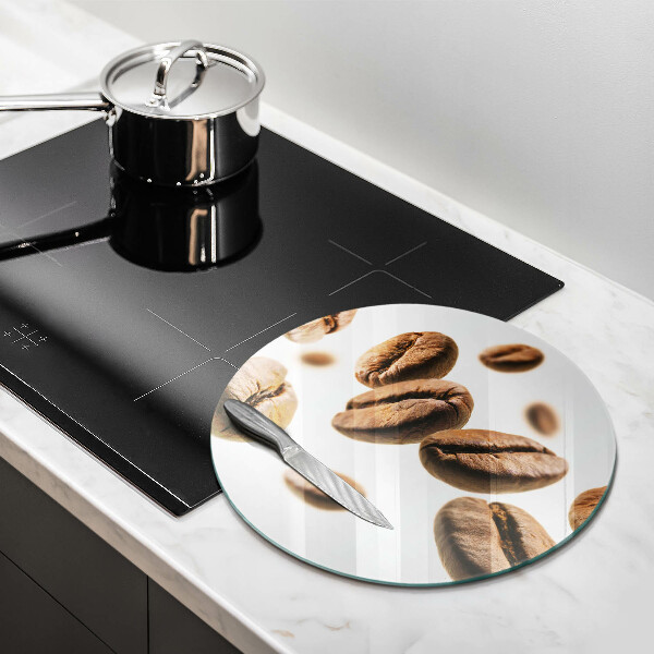Deska kuchenna szklana Ziarna kawy