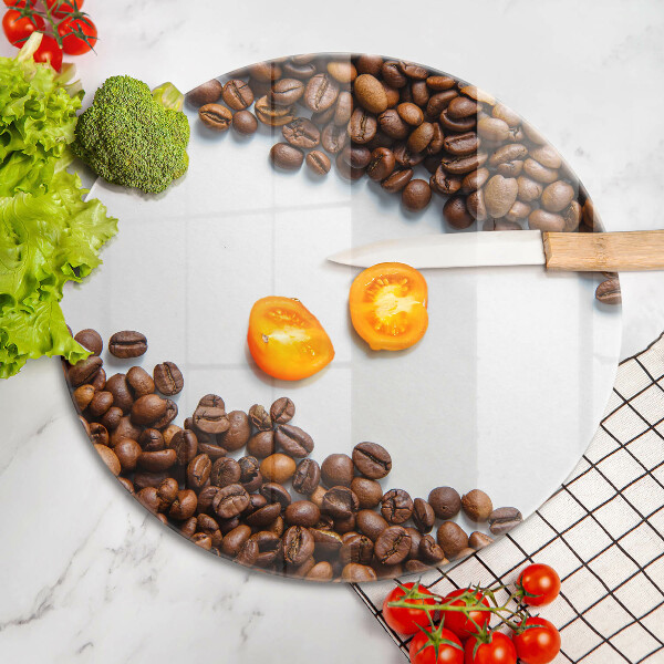 Deska kuchenna szklana Kawa ziarna