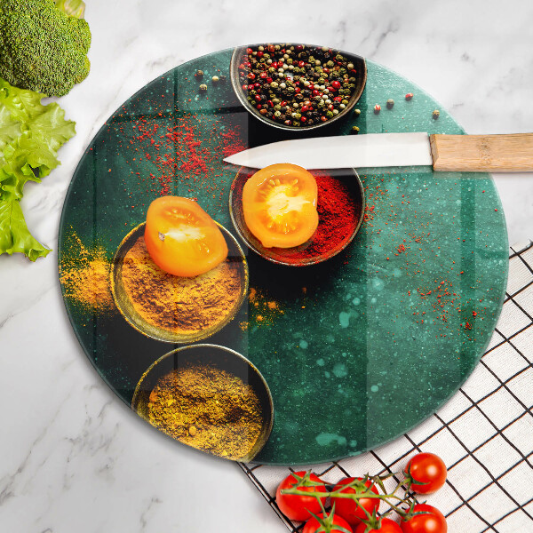 Deska kuchenna szklana Orientalne przyprawy