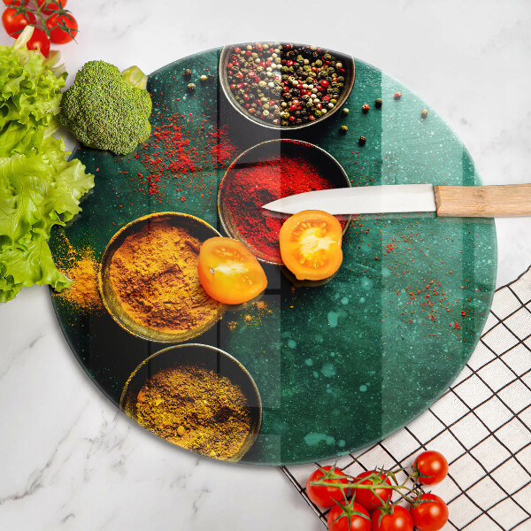 Deska kuchenna szklana Orientalne przyprawy