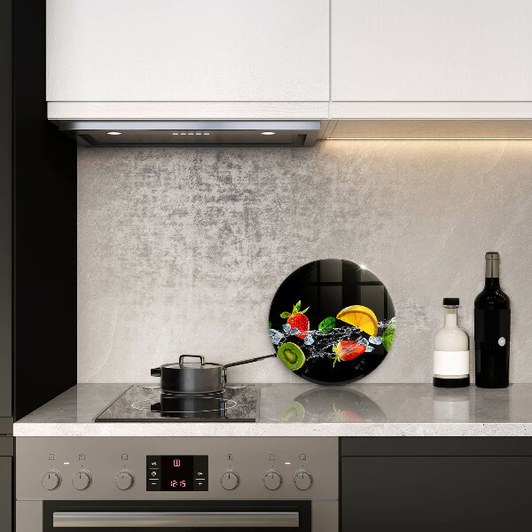 Deska kuchenna szklana Owoce w wodzie