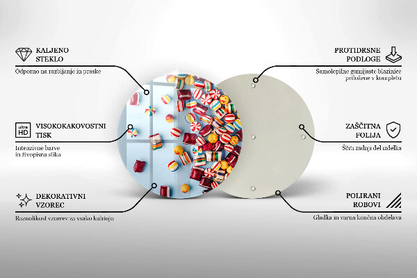 Deska kuchenna Kolorowe cukierki