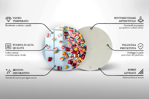 Deska kuchenna Kolorowe cukierki