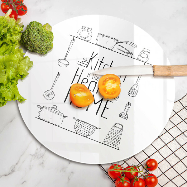 Deska kuchenna Napis, sentencja