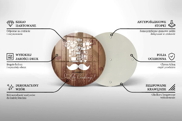Deska kuchenna Napis I like cooking