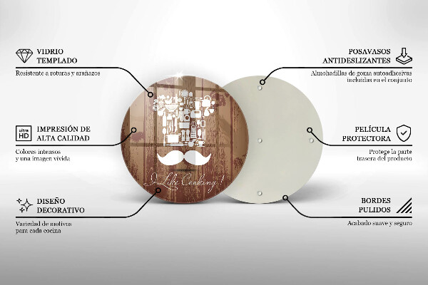 Deska kuchenna Napis I like cooking