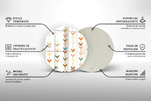 Deska kuchenna Elementy geometryczne