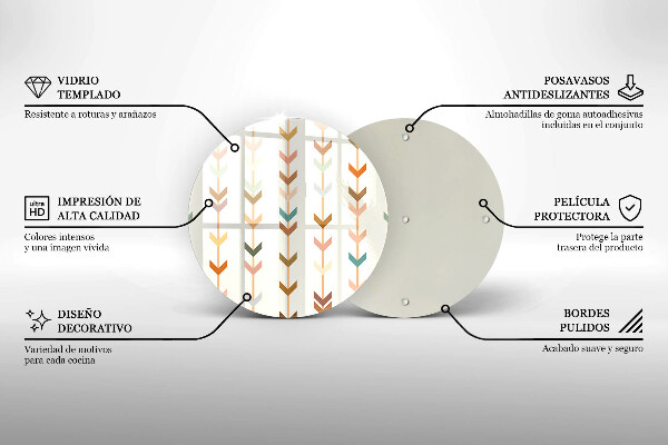 Deska kuchenna Elementy geometryczne