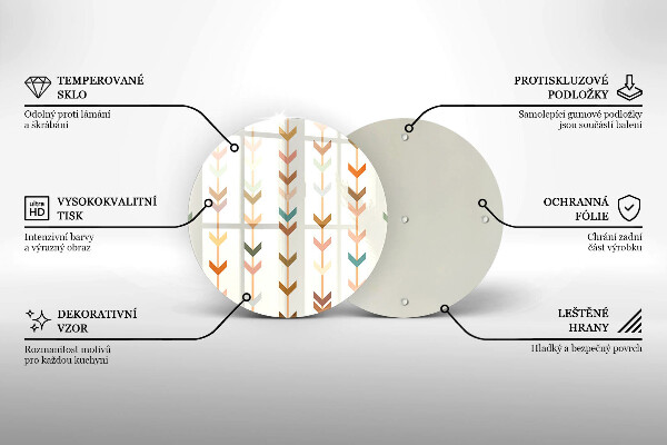 Deska kuchenna Elementy geometryczne