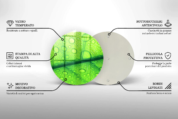 Deska kuchenna Zbliżenie liścia